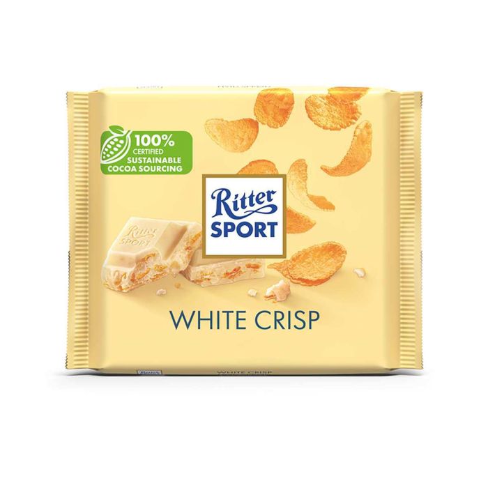 RITTER SPORT WHITE CRISP 100 G