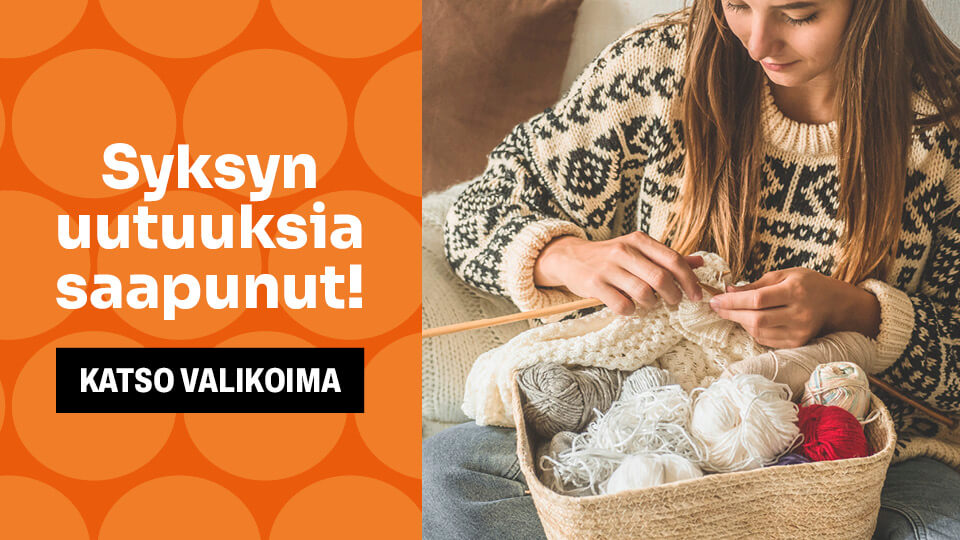 Syksyn uutuuksia saapunut! Tutustu ja ihastu!