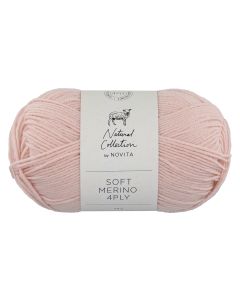 NOVITA SOFT MERINO 4 PLY 50 G BALLERINA 509