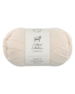 NOVITA SOFT MERINO 4PLY 50 G MANNAPUURO 006