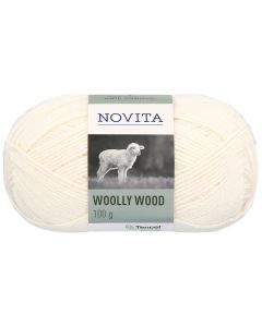 NOVITA WOOLLY WOOD 100G LUONNONVALKOINEN