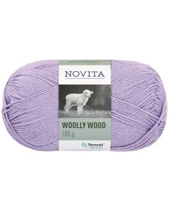 NOVITA WOOLLY WOOD 100G MUSTIKKAMAITO