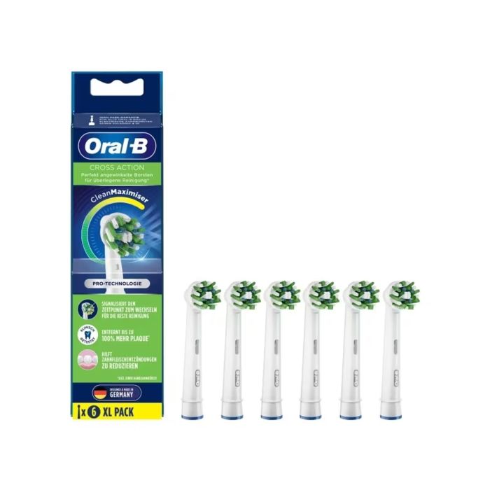 ORAL-B CROSSACTION -VAIHTOHARJA, CLEANMAXIMISER-TEKNIIKALLA