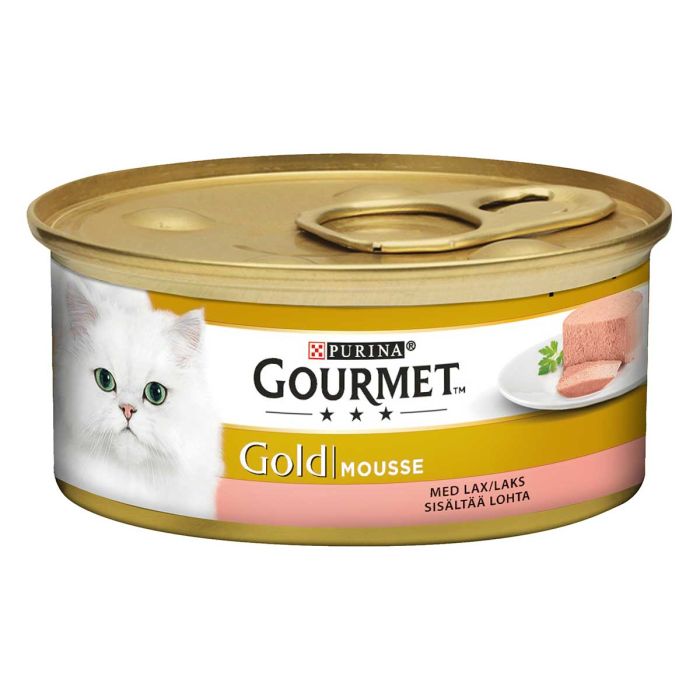 PURINA GOURMET GOLD MINITÖLKIT LOHI MOUSSE 85 G