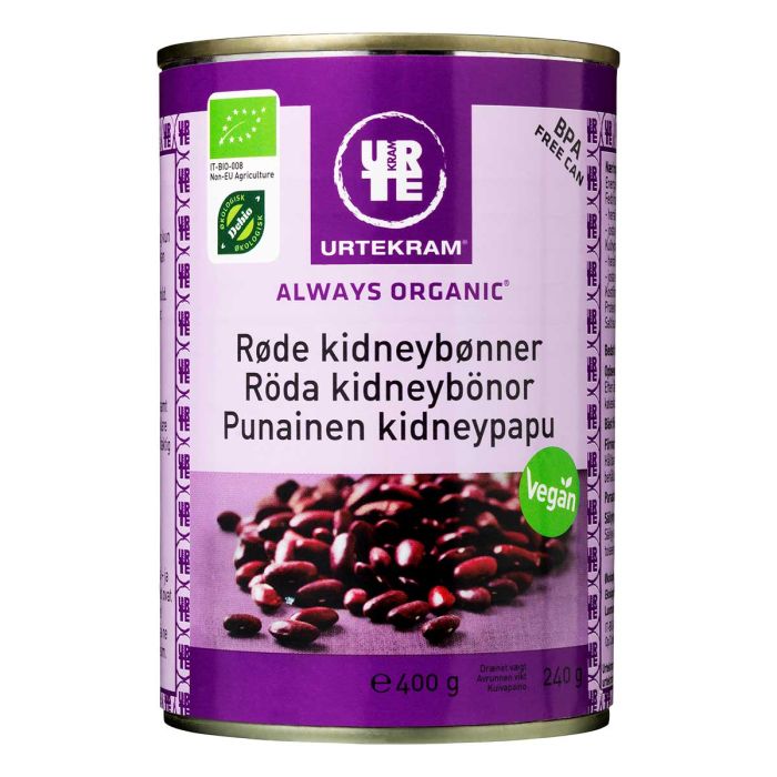 URTEKRAM PUNAINEN KIDNEYPAPU 400/240G 240 G