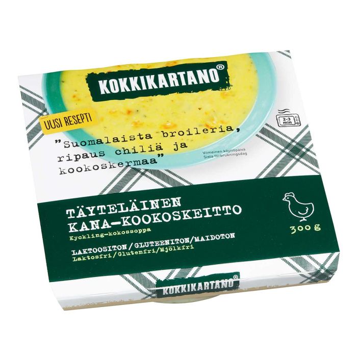 KOKKIKARTANO TÄYTELÄINEN KANA-KOOKOSKEITTO 300 G