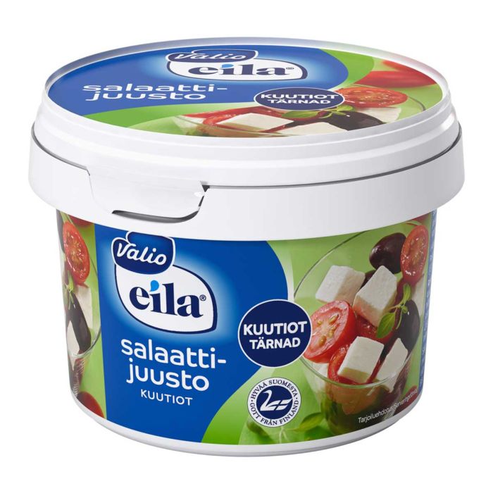 VALIO SALAATTIJUUSTO KUUTIOT LAKTON 180 G