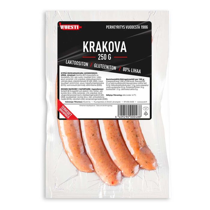 WURSTI KRAKOVAN NAKKI 250 G