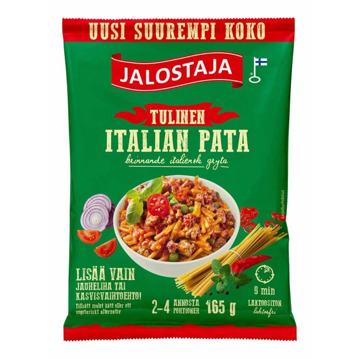 JALOSTAJA TULINEN ITALIANPATA 165 G