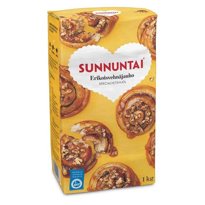 SUNNUNTAI ERIKOISVEHNÄJAUHO 1 KG