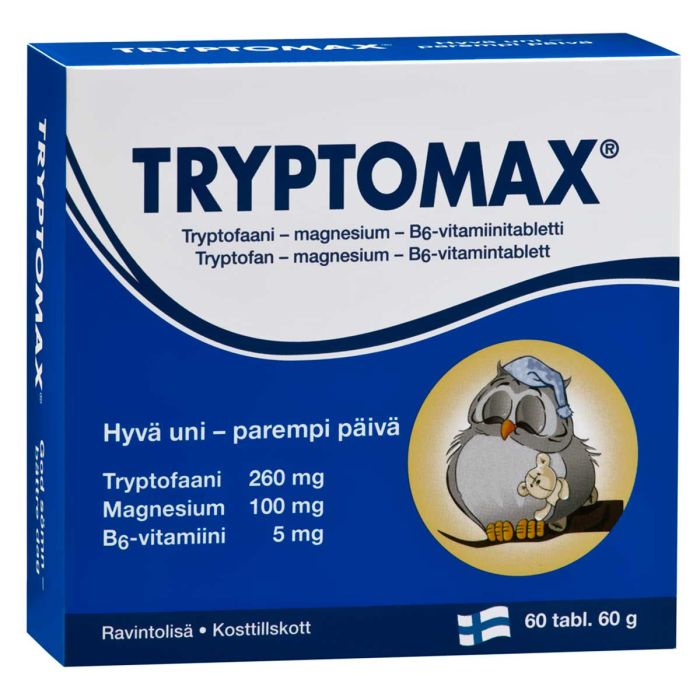 TRYPTOMAX TRYTOFAANI- MAGNESIUM-B6-VITAMIINITA