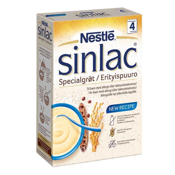 NESTLE SINLAC MAIDOTON JA GLUTEENITON RIISIPUURO 4KK 500 G