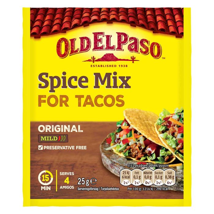 OLD EL PASO TACO SPICE MIX 25 G