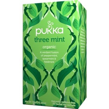 PUKKA YRTTITEE THREE MINT LUOMU 20PS 32 G