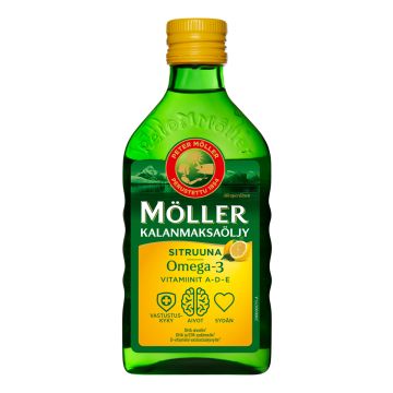 MÖLLER KALANMAKSAÖLJY SITRUUNA 250 ML