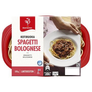 SAARIOINEN KOTIRUOKA SPAGETTI BOLOGNESE 320 G