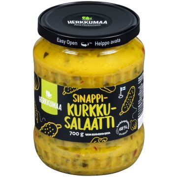 HERKKUMAA SINAPPIKURKKUSALAATTI 700 G