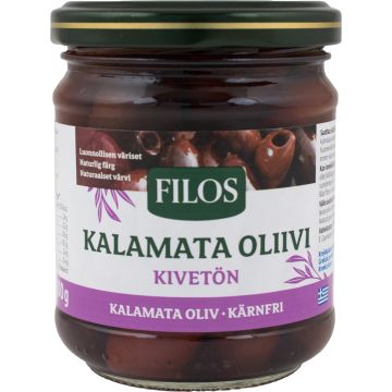 FILOS KALAMATA OLIIVI KIVETÖN SUOLAVEDESSÄ 100 G