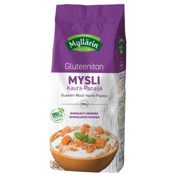 MYLLÄRIN MYSLI KAURA-PAPAIJA GLUTEENITON 350 G