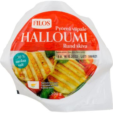 FILOS HALLOUMIJUUSTO PYÖREÄ VIIP 200 G