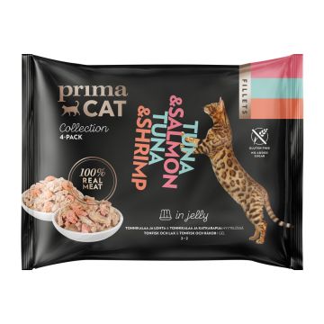 PRIMACAT FILLETS 4*50G TONNIKALA/LOHI & TONNIKALA/KATKARAP