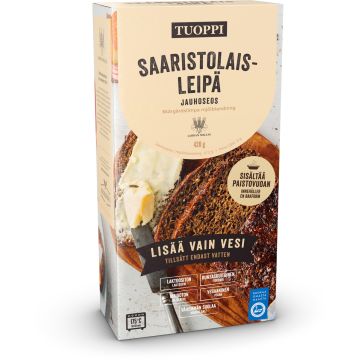 TUOPPI MALLASMESTARIN SAARISTOLAISLEIPÄ-JAUHOSEOS 420 G