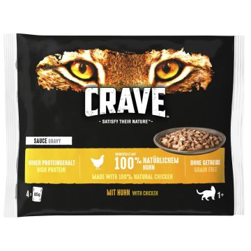 CRAVE KISSAN ANNOSATERIA 4*85G KANAA 340 G