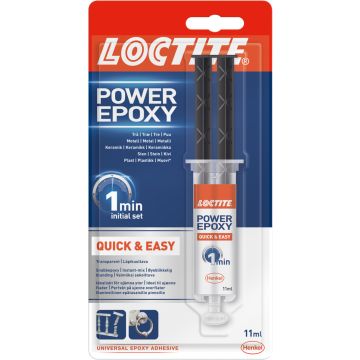 LOCTITE EPOKSILIIMA POWER EPOXY 1MIN. KAKSOISRUISKU 11 ML