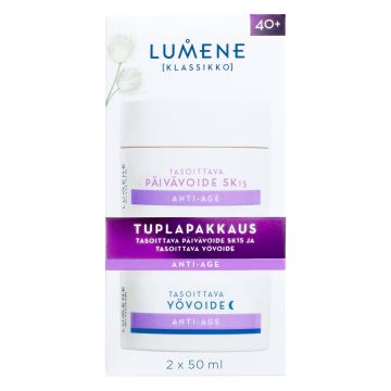 LUMENE KLASSIKKO ANTI-AGE TUPLAPAKKAUS 100 ML