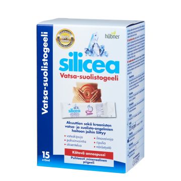 HÜBNER SILICEA VATSA-SUOLISTOGEELI ANNOSPUSSI 15ML 15KPL 225 G