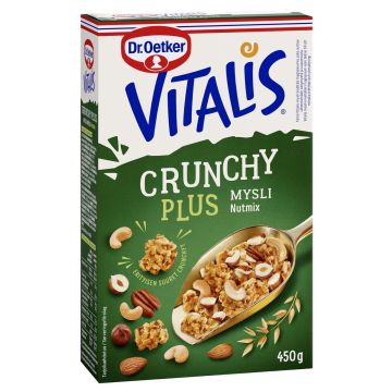 DR. OETKER CRUNCHY NUT-MIX MYSLI 450 G