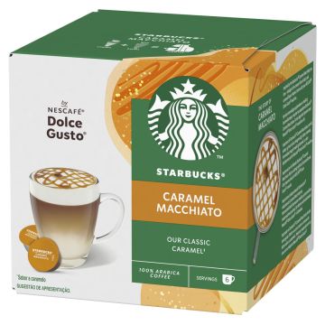 STARBUCKS NESCAFÉ DOLCE GUSTO CARAMEL MACCHIATO 12 KAPS 127,8 G