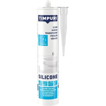 TIMPURI BATH & KITCHEN SILIKONIMASSA VÄRITÖN 310 ML