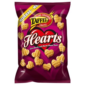 TAFFEL HEARTS MAISSISNACKS 235 G