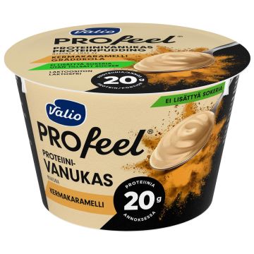 VALIO PROFEEL PROTEIINIVANUKAS KERMAKARAMELLI LAKTON 180 G