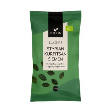 FOODIN KURPITSANSIEMEN, ITÄVALTA, LUOMU, RAAKA 200 G