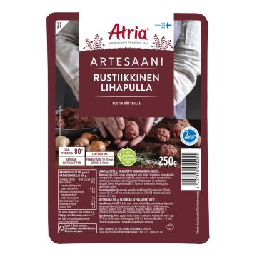 ATRIA ARTESAANI RUSTIIKKINEN LIHAPULLA 250 G