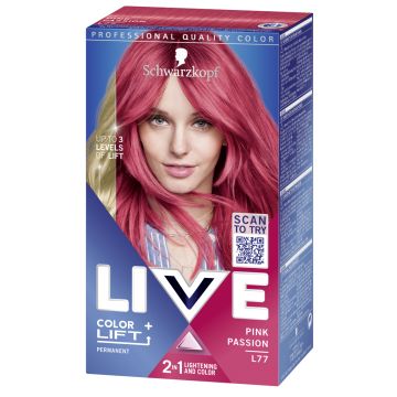 SCHWARZKOPF LIVE COLOR L77 PINK PASSION HIUSVÄRI