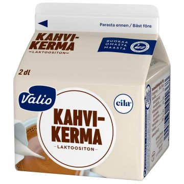 VALIO KAHVIKERMA LAKTON 2DL 200 ML