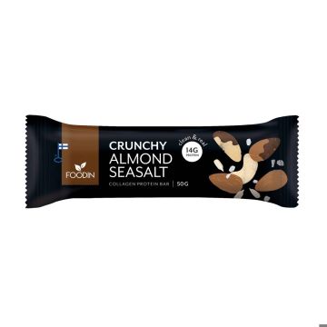 FOODIN COLLAGEN PROTEIN BAR ALMOND SEASALT 50 G