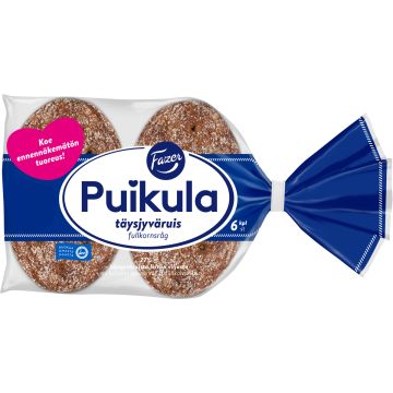 FAZER PUIKULA TÄYSRJYVÄRUIS 6KPL 330 G