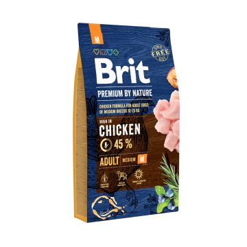 BRIT PREMIUM BY NATURE ADULT M CHICKEN 8 KG