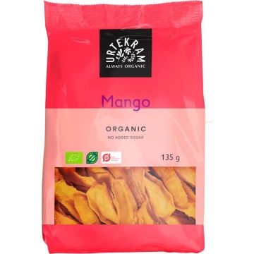 URTEKRAM KUIVATTU MANGO LUOMU 135 G