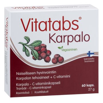 VITATABS KARPALO C-VITAMIINIKAPSELI 60 KPL