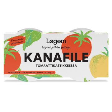 LAGOM KANAFILE TOMAATTI- KASTIKKEESSA 2x80G 160 G