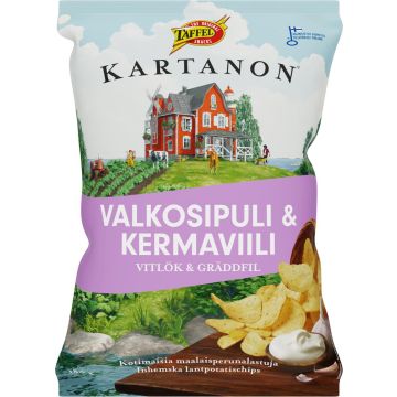 TAFFEL KARTANON LASTU VALKOSIP/KERM 180 G