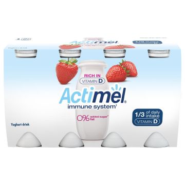 DANONE ACTIMEL MANSIKKA EI LIS.SOK. 8*100G 800 G