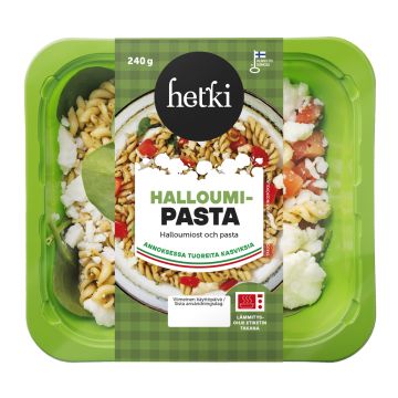 FRESH HETKI LÄMMIN ATERIA HALLOUMI-PASTA 240 G