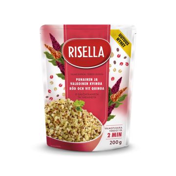 RISELLA PUNAINEN & VALKOINEN KVINOA 200 G