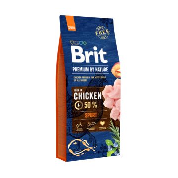 BRIT PREMIUM BY NATURE ADULT SPORT CHICKEN 15 KG